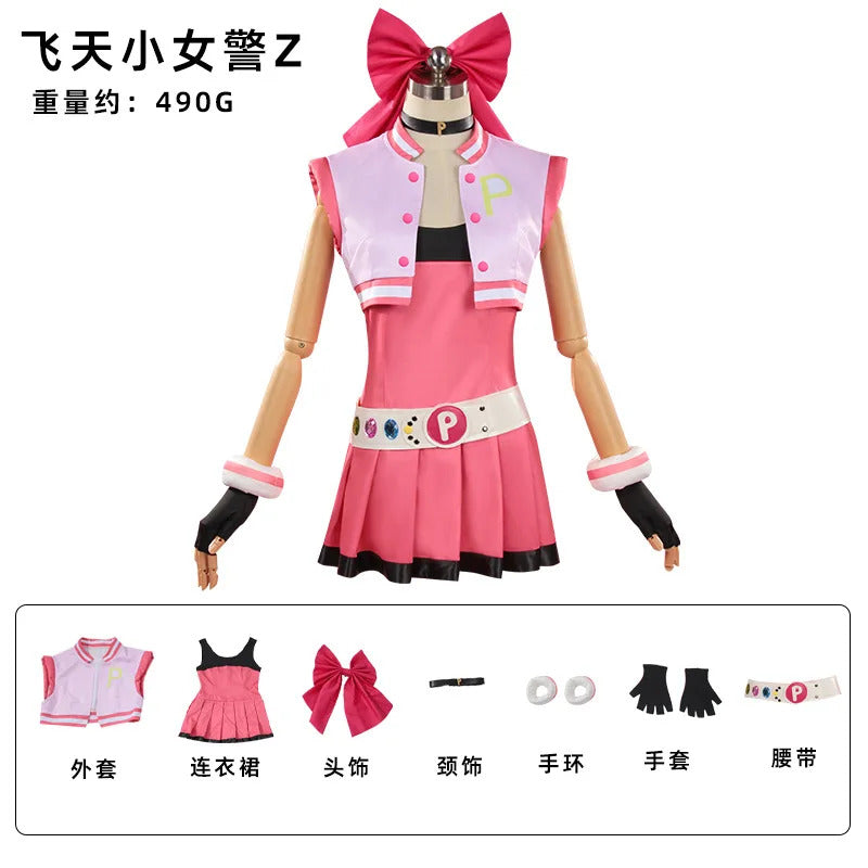 Powerpuff cos Girls Blossom Bubbles Buttercup Cosplay clothing Sweet Loli Hair accessories gloves props Halloween Uniform S-XXXL
