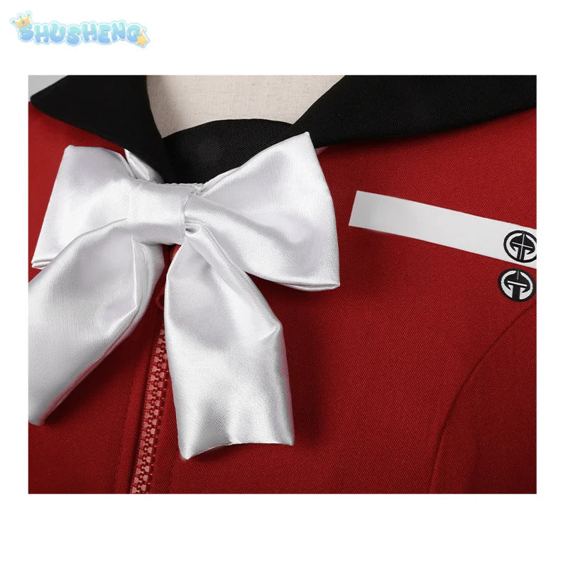 Tsukumo Kako The Hundred Line -Last Defense Academy- Cosplay costume Women Sweet JK Uniform Shirt Skirt Socks Tie Full Set