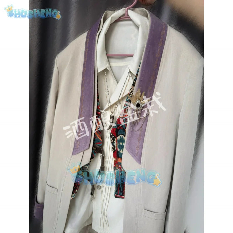 Love and Deepspace Sylus Cosplay Costume Uniform Halloween Carnival Party Christmas Play Role Clothes Clothing