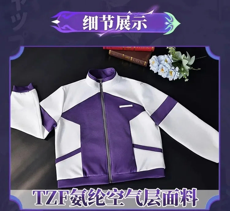 Shusheng-R Oguri Cap Anime Uma Musume Cinderella Gray Cosplay Costume Wig Sportswear Headwear Tail Halloween Party Women Girls casual set