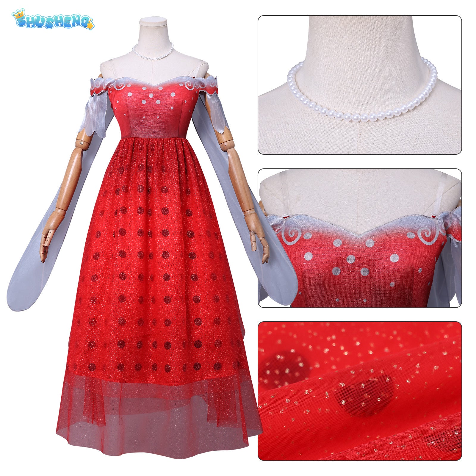 Miraculous: Tales of Ladybug & Cat Noir Ladybug Cosplay Costume Red Halloween Costume