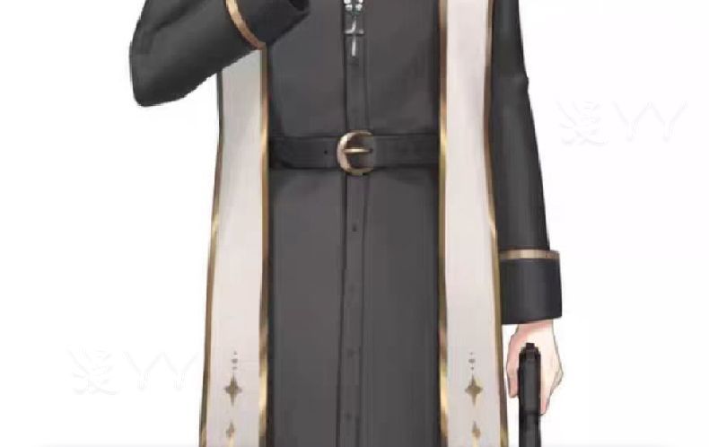 Anime VTuber Kanae nijisanji Uniform Any Size Cosplay Costume Priest Costume With Necklace