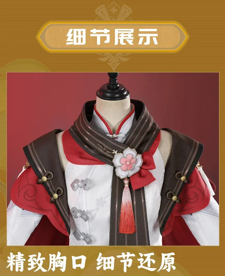 Genshin Impact Hu Tao Cosplay Costume Sea Lantern Festival Uniform Halloween Carnival Party Christmas Play Role Clothes Clothing