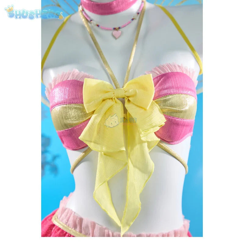Movie Musa Cosplay Costume Halloween party sexy dress accessories prop wing set women beach sexy swimsuit uniform