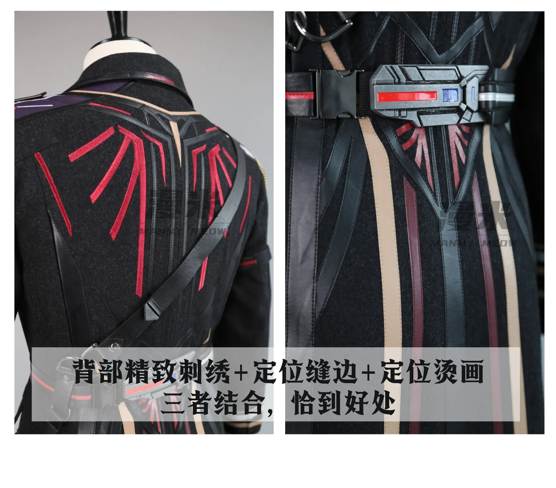 Shusheng-R Love And Deepspace Caleb Cosplay Costume Far Air Naval Officer Uniform Halloween Party for Women Men Carnival