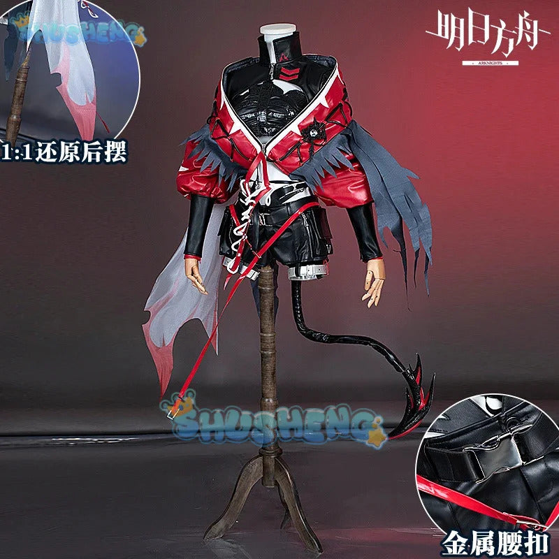 Game Arknights Wiš'adel Cosplay Costume W Wiš'adel Cosplay Outfit For Halloween Carnival Uniform Christmas Adult Prop