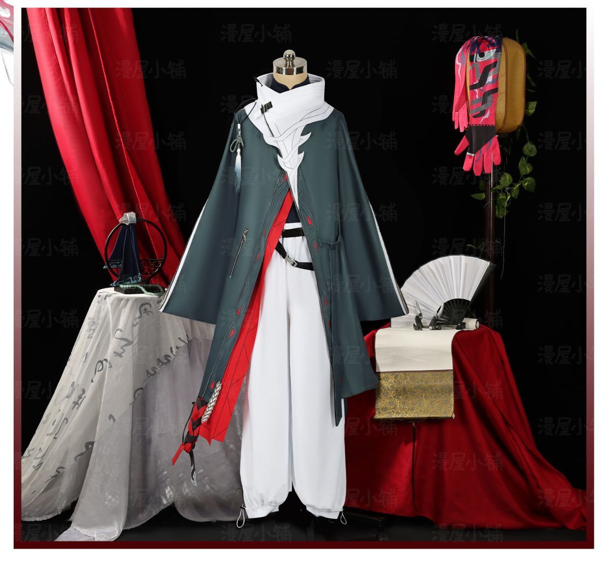 Arknights Yu Cosplay Costume Uniform Headwear Rhodes Island Yan Halloween Party for Women Men Carnival Game Cos Props