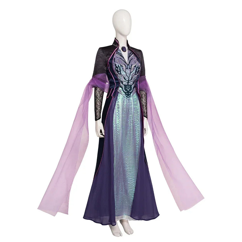 Agaka cosplay costume Agada cos all along dress coat shawl outfit high quality Halloween Comic Con party dresses custom made
