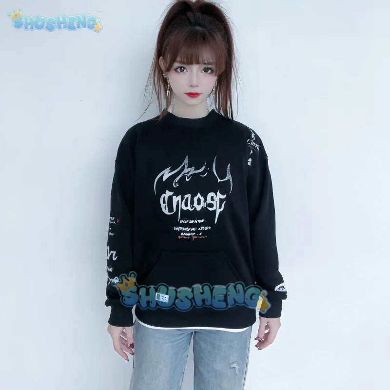 Love and Deepspace Heroines Cosplay Costume Rebellious Declaration Halloween Carnival Party Christmas Play Role Clothing