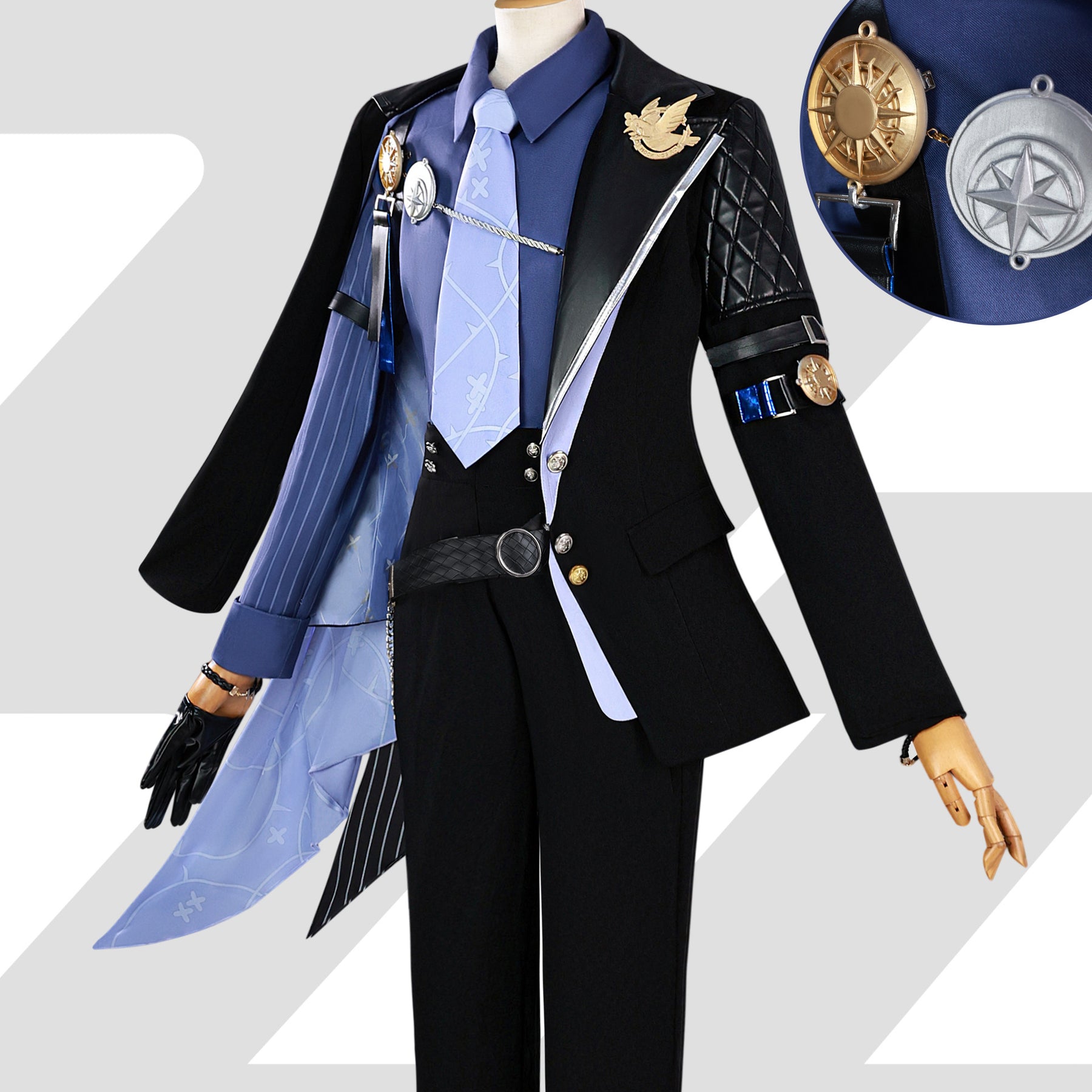 Zenless Zone Zero Hugo Vlad Cos Costume Game Men Cosplay Costumes Full Set