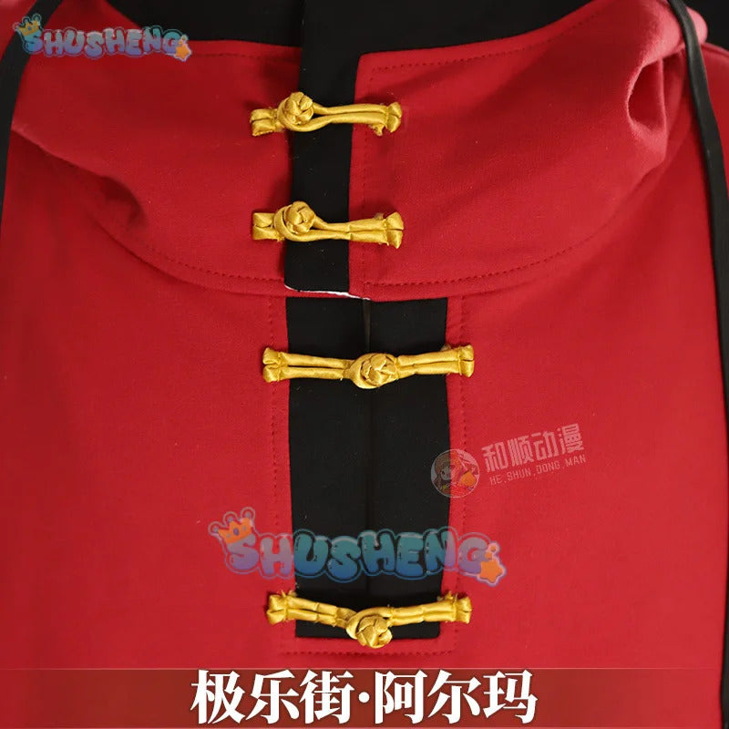 Gokurakugai Aruma Cosplay Costume Uniform Halloween Carnival Party Christmas Play Role Clothes Clothing for Men Shusheng