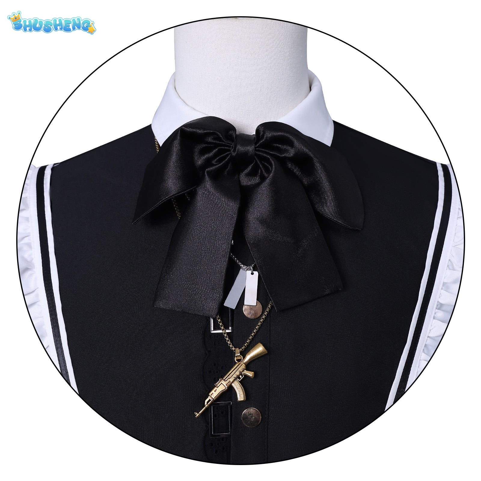 Anime NIJISANJI Kanae Cosplay Costume Male Servant Attire