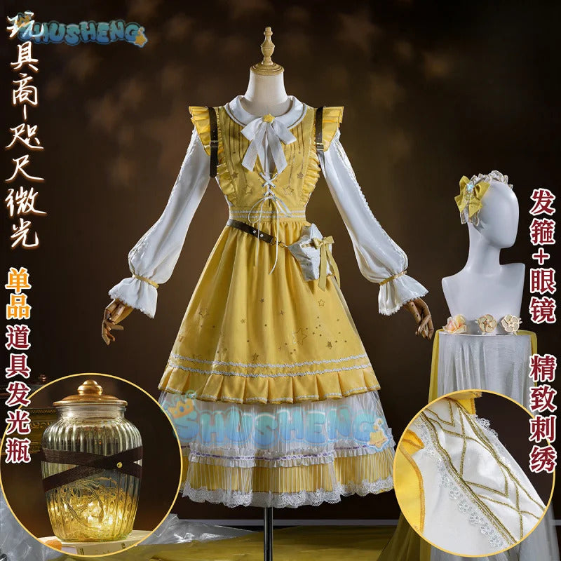 Game Identity V Anne Lester Seer Toy Merchant Cosplay Costume Uniform Halloween Carnival Party Christmas Play Role Clothing