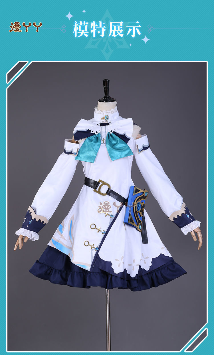 Barbara Cosplay Genshin Impact Costume Adult Carnival Uniform Anime Halloween Party Costumes Masquerade Women Game