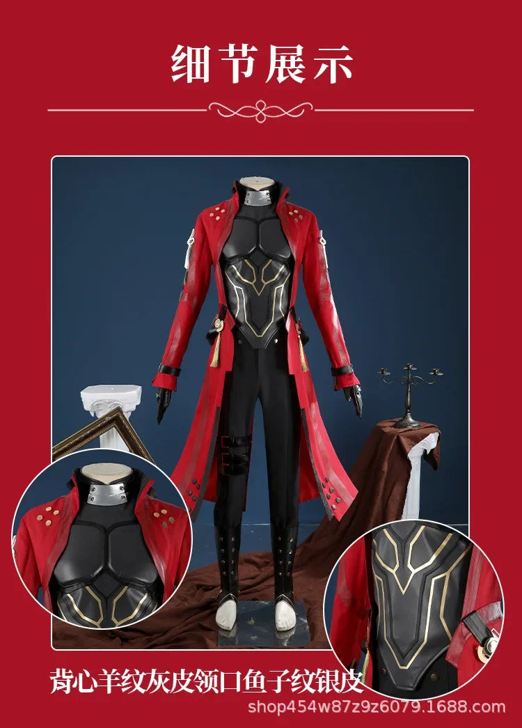 Honkai:Star Rail FATE Archer Cosplay Costume Uniform Halloween Carnival Party Christmas Play Role Clothes Clothing for Men