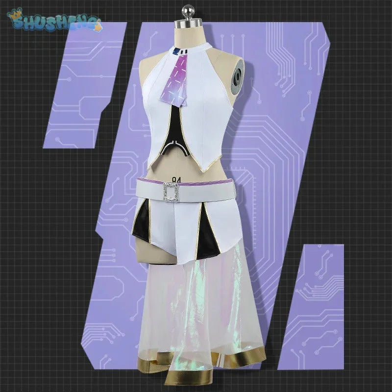 Game NIKKE:The Goddess of Victory Syuen Cosplay Costume Halloween Party New Coat Skirt Wig Prop Set Men Women Fashion Uniform
