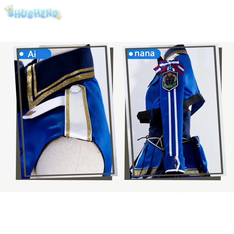 Diamond Dust Hina Rin Nana Ai Cosplay GIRLS BAND CRY gbc hina Costume Halloween Party Fashion Dress Wig Props Uniform Woman Set