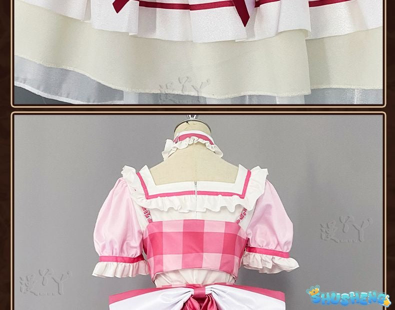 Anime Aikatsu Hoshimiya Ichigo Cosplay Costume Uniform Halloween Party for Women Men Carnival Props