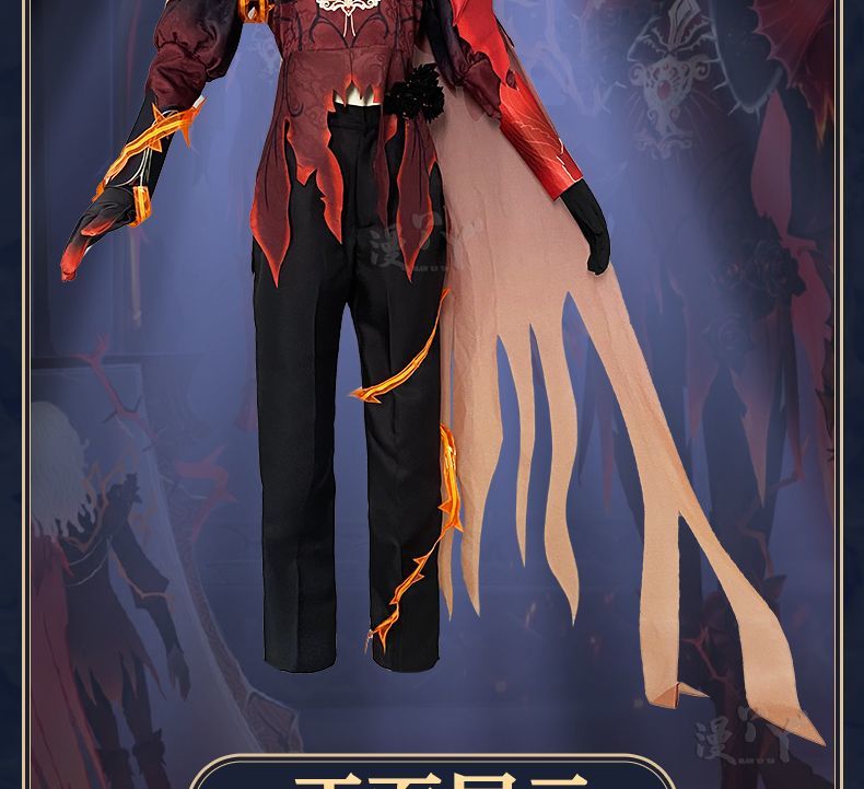 Game Identity V Mechanic Red Knight Cosplay Costume Richard Sterling Cosplay Suit Halloween Uniform Anime Clothing Custom Made