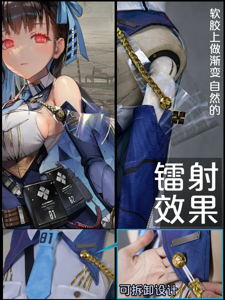 Nikke: Goddess of Victory Cosplay Marianne Costume Marian Women sexy bag buttocks skirt shirt tie hat socks Halloween uniform