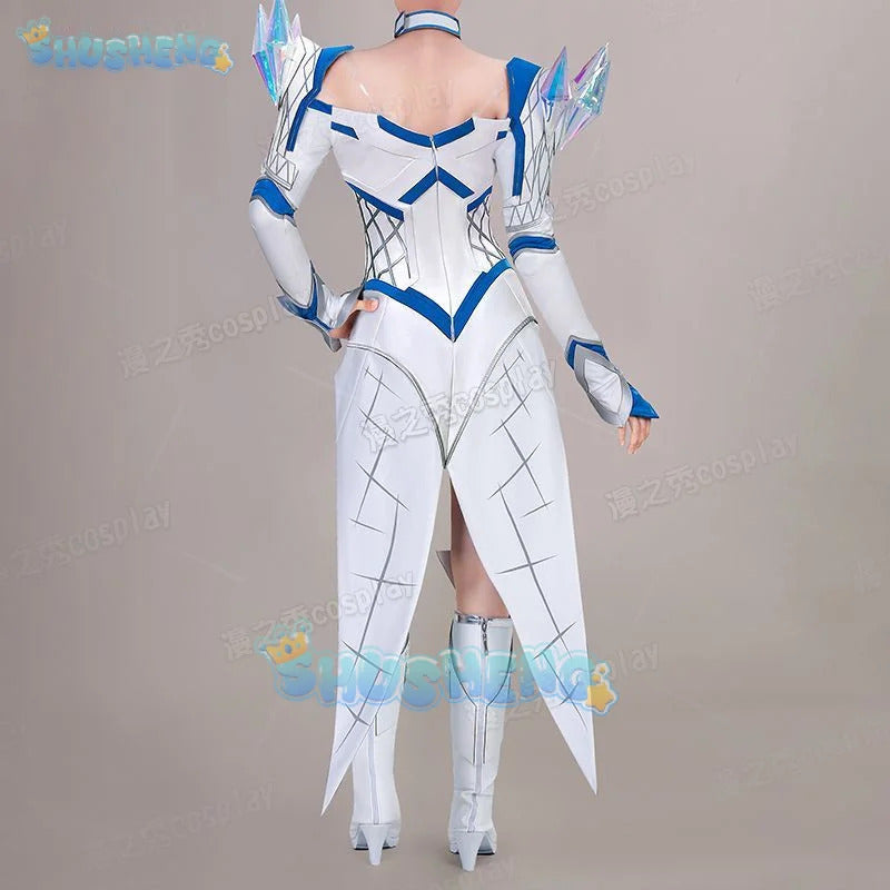 New Wave Skin White Queen Cosplay Costume Emma Frost Uniform Halloween Carnival Party Christmas Play Role Clothes Clothing