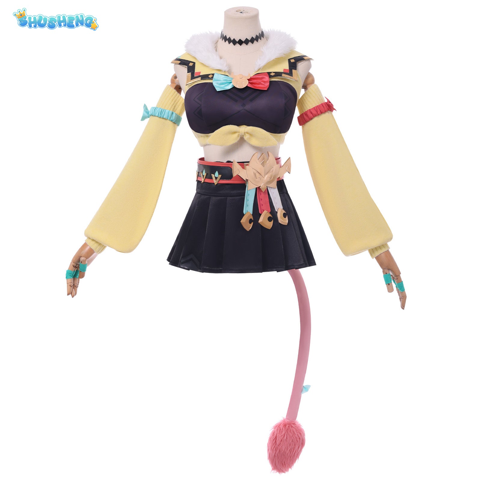 Hot Game Genshin Impact Varesa Cosplay Costume Anime Clothes Cute Dress for Women Girls Uniform Wig Shoes Halloween Role Party