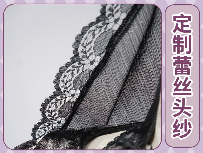 Akemi Homura Black Dress Anime Puella Magi Madoka Magica Cosplay Costume Lolita Dress Party Suit Halloween Uniform