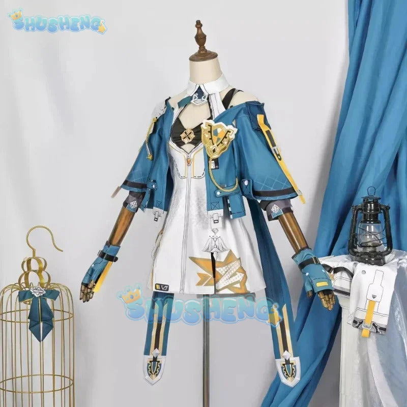 Honkai Impact 3 Durandal Cosplay Costume Bianka Ataegina Uniform Halloween Carnival Party Christmas Play Role Clothes Clothing