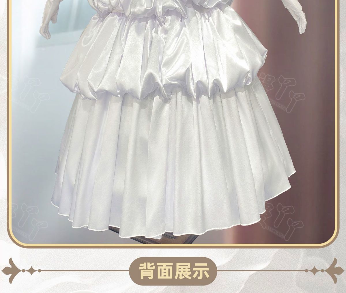 Takanashi Rikka Cosplay Anime Love, Chunibyo & Other Delusions Costume Gorgeous Wedding Dress and Accessories Halloween uniform