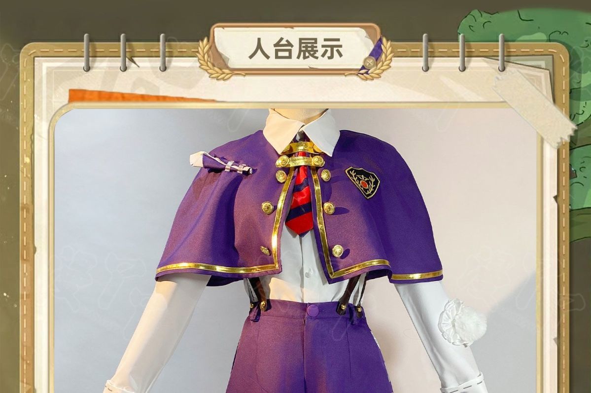 Game Identity V Ivory Tower Painter Edgar Valden Cosplay Costume Anime Suit Halloween Carnival Uniforms Custom Made