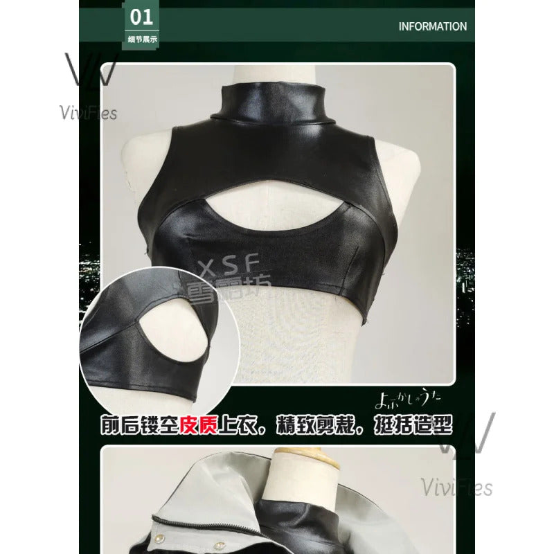 New Anime Yofukashi No Uta Cosplay Nanakusa Nazuna Cosplay Costume Call of The Night Cosplay Costume Halloween Coak Cloak