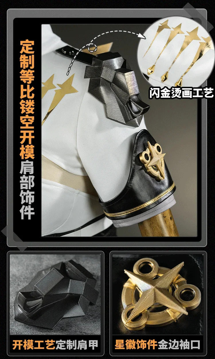 Zenless Zone Zero Soldier 0 - Anby Cosplay Silver Soldier - Anby Costume Halloween Party New Fashionable Women Uniform Full Set