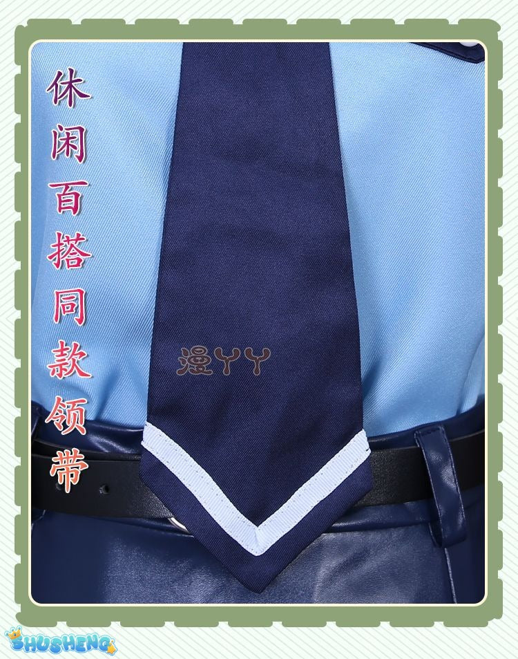 Anime Re:Life In A Different World From Zero Rem Cosplay Costume Wig Sexy Lady Police Officer Hat Uniform for Halloween Party