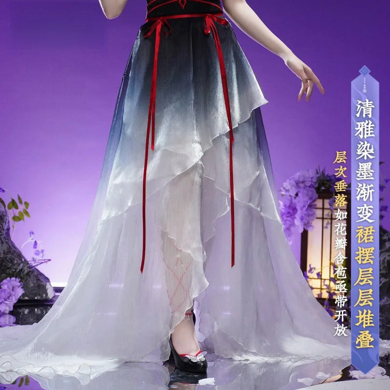 Honkai: Star rail Kafka cosplay costume Halloween Chinese style dress jacket props accessories wig set Men Women uniform