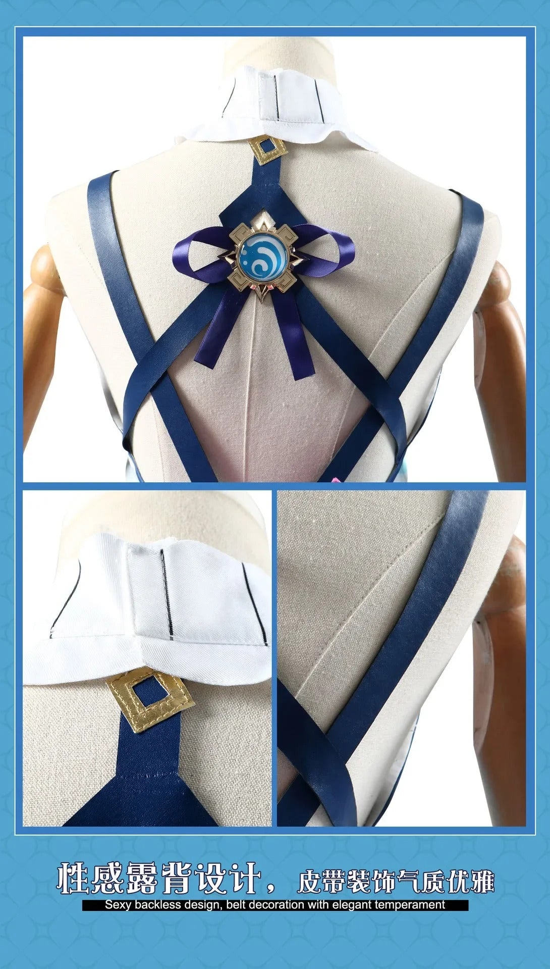 Shusheng Genshin Impact Mualani Cosplay Costume Uniform Headwear Doll Meztli Springs Natlan Halloween Party Women Girls Props
