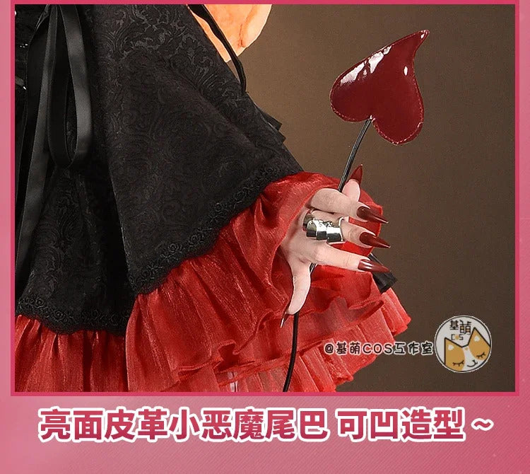 Shusheng Te Cos to Halloween Little Devil Dress Cosplay Costume Uniform Halloween Carnival Party Christmas Play Role Clothes