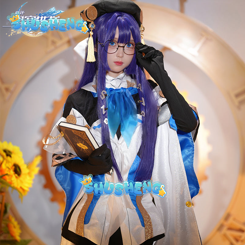 Pela Cosplay Costume Honkai Star Rail Wig Dress Uniform Pelageya Sergeyevna Cosplay Costume Disguise Halloween Suit for Women