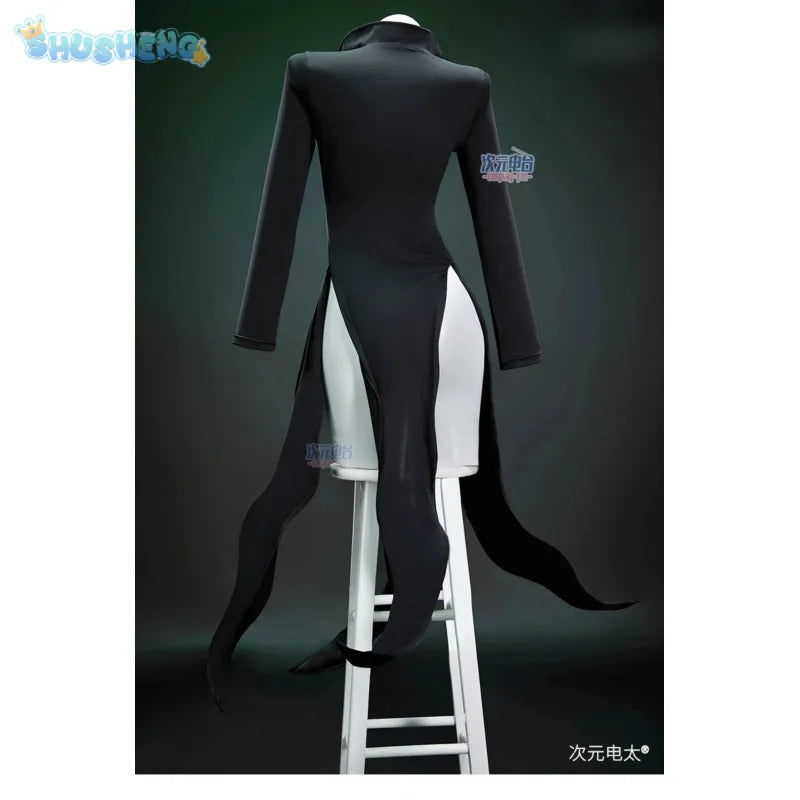 One Punch Man Tornado of Terror Senritsu No Tatsumaki Cosplay Costume Wig Black Dress Women Girl Outfit Halloween Child Uniform