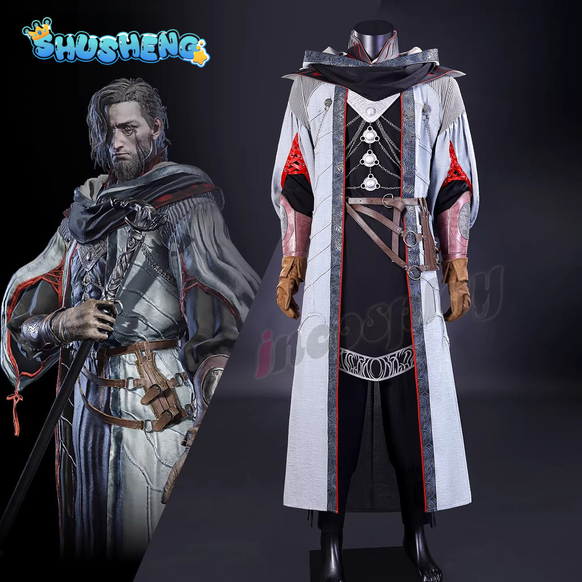 Game Cosplay Series:Elden Ring: Nightreign -Scholar、Darkness (Scholar)、Dawn (Scholar) Cosplay Costume full set Shushengcos Elden Ringb