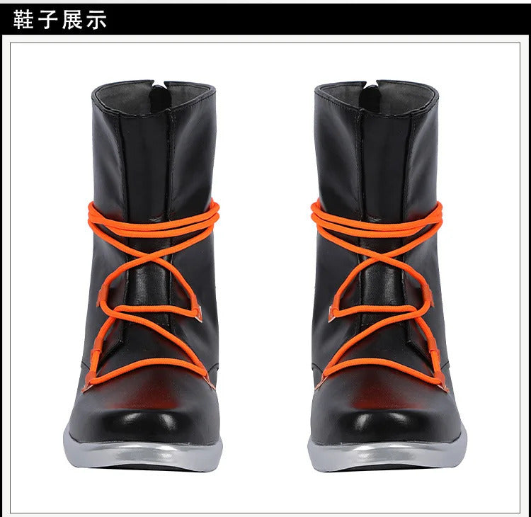 Shusheng-R Game Valorant Yoru Cosplay Men Costume Roleplay Fantasia Outfits Jacket Gloves Man Fancy Dress Up Party Clothes For Role Playing