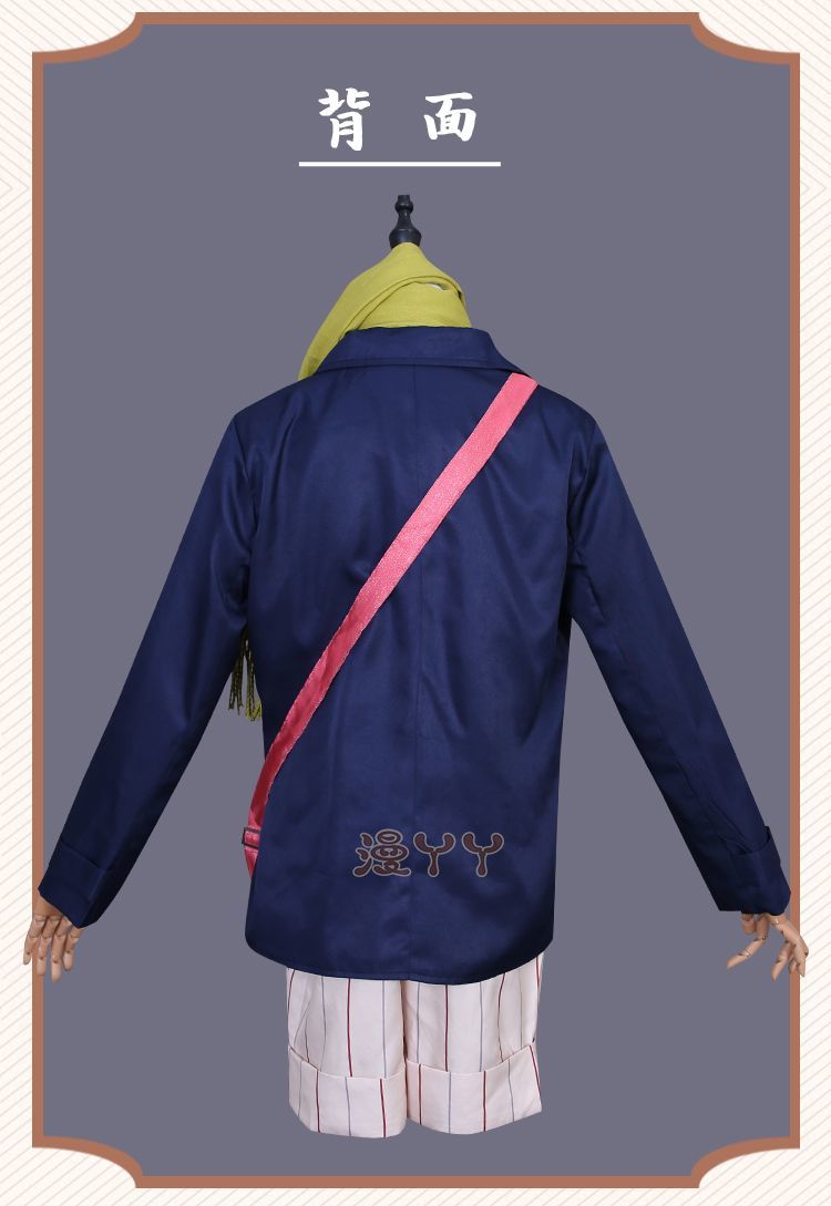 Anime Bungou Stray Dogs Yumeno Kyusaku Cosplay Costume and Doll Toy Hat Backpack Scarf Full Set Custome Made