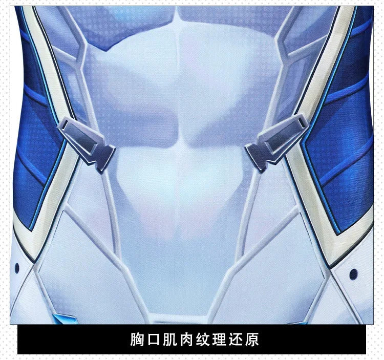 Mister Fantastic Cosplay Costume Reed Richards Uniform Halloween Carnival Party Christmas Play Role Clothes Clothing for Men