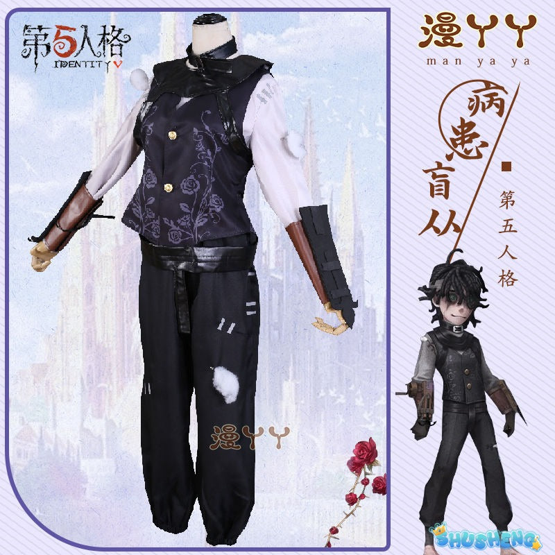 Identity V Patient Emil Cosplay Game Cosplay Costume Man Emil Uniform Halloween Play Role Comic Con Outfit Suit