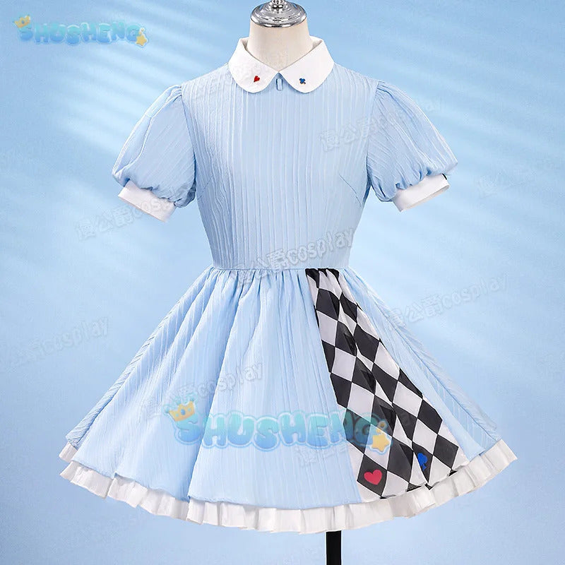 LoveLive μ's X GIGO Full Set Cosplay Concert Costume Maid Uniform Halloween Carnival Party Christmas Play Role Clothing