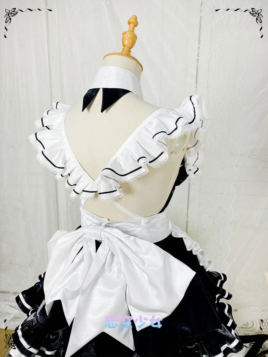 Shusheng-N Game NIKKE:The Goddess of Victory Privaty Cosplay Costume Halloween Sweet Maid Dress Women Lolita Uniform Accessories Prop Set