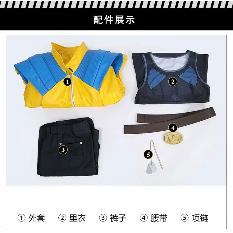 Rivals WOLVERINE Cosplay Costume Men Jacket Pant Superhero Rival Costume Logan Coat Outfit Male Halloween Clothes Party Full Set