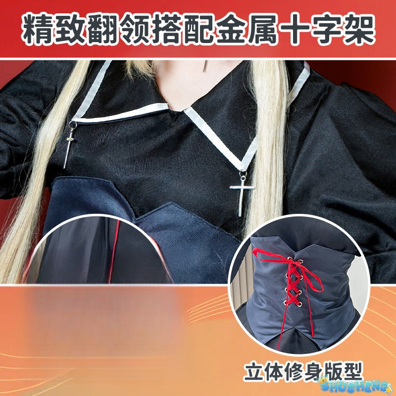 Anime Shugo Chara Cosplay Costumes Hoshina Utau Dresses Tsukiyomi Utau Girl's Princess Dress Suit Halloween Party Wigs Gifts
