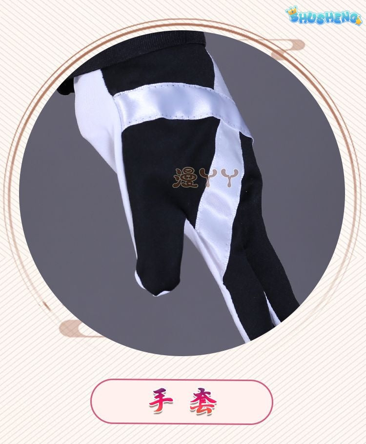 Anime Bleach Kurosaki Ichigo Cosplay Costume Japanese Manga Cosplay Black and White Outfit Halloween Role Play Uniform for Men