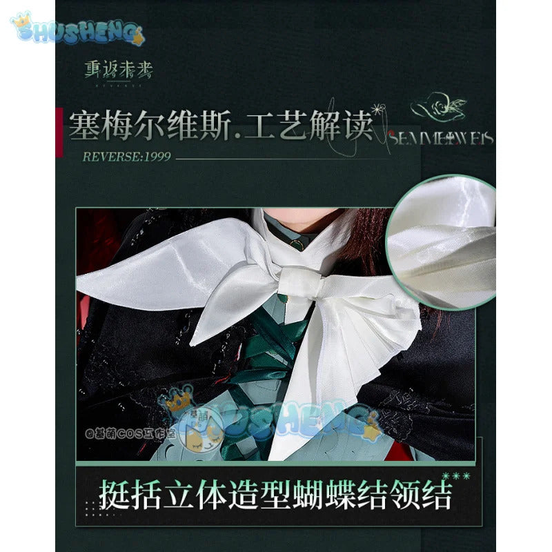 Shusheng Reverse:1999 Semmelweis Women Gown Cosplay Costume Cos Game Anime Party Uniform Hallowen Play Role Clothes Clothing