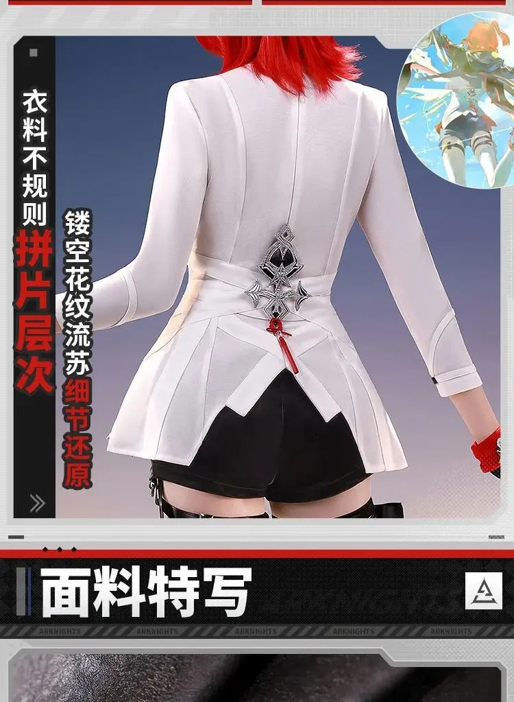 Exusiai the New Covenant Cosplay Costume Game Arknight Uniform Halloween Carnival Party Christmas Play Role Clothes Clothing